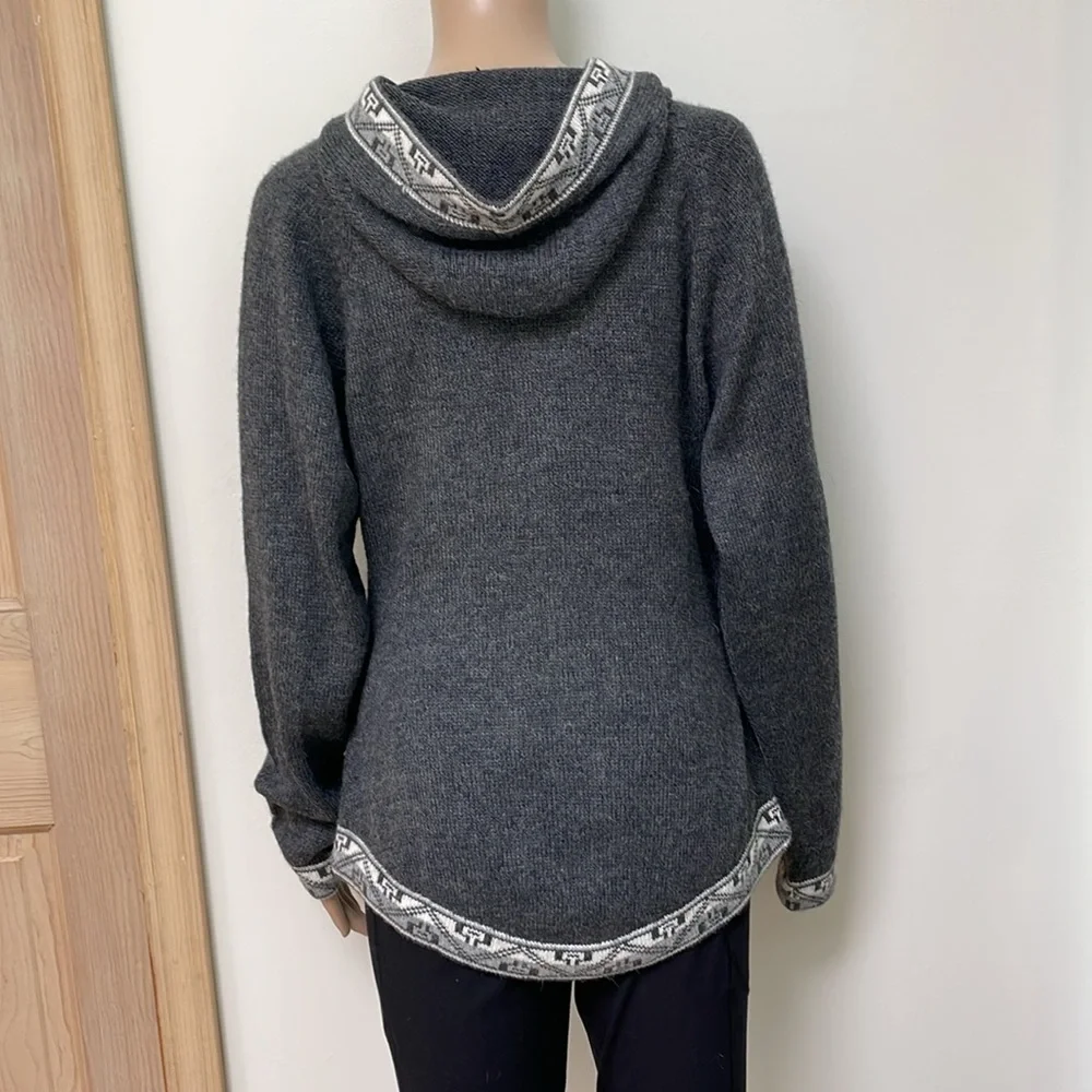 100% Alpaca sweater Peruvian style - Picture 4 of 6